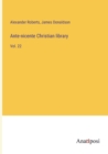 Ante-nicente Christian library : Vol. 22 - Book