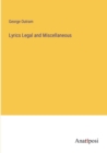 Lyrics Legal and Miscellaneous - Book