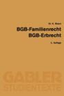 Bgb -- Familienrecht, Bgb -- Erbrecht - Book
