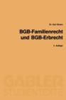 Bgb-Familienrecht Und Bgb-Erbrecht - Book