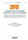 Planung und Steuerung von Input-Output-Systemen - Book