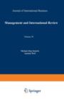 Management International Review : Evolution and Revolution in International Management: A Topic and a Discipline in Transition - Book