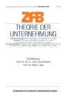 Theorie Der Unternehmung - Book