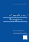 Information and Management (in Englischer Sprache) - Book