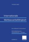 Internationale Wettbewerbsfahigkeit - Book
