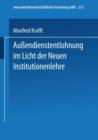 Aussendienstentlohnung Im Licht Der Neuen Institutionenlehre - Book