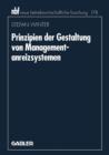 Prinzipien Der Gestaltung Von Managementanreizsystemen - Book