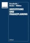 Investitions- und Finanzplanung - Book