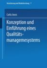 Konzeption Und Einfuhrung Eines Qualitatsmanagementsystems - Book