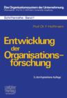 Entwicklung Der Organisationsforschung - Book