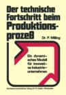 Der Technische Fortschritt Beim Produktionsprozess - Book