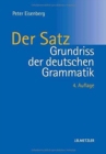 Grundriss der deutschen Grammatik : Band 2: Der Satz - Book