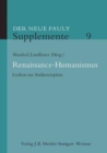 Renaissance-Humanismus : Lexikon zur Antikerezeption - Book