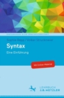 Syntax : Eine Einfuhrung - Book