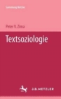 Textsoziologie : Eine kritische Einfuhrung - Book