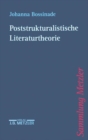 Poststrukturalistische Literaturtheorie - Book