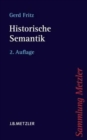 Historische Semantik - Book