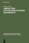 Abriss der althochdeutschen Grammatik - Book
