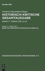 Historisch-kritische Gesamtausgabe, Band XIII, Geschichte Raphaels de Aquillas - Book