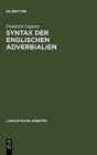 Syntax Der Englischen Adverbialien - Book