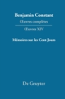 OEuvres completes, XIV, Memoires sur les Cent-Jours - Book