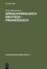 Sprachvergleich Deutsch - Franz?sisch - Book