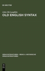 Old English Syntax : a handbook - Book