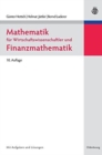 Mathematik Fur Wirtschaftswissenschaftler Und Finanzmathematik - Book