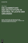 Einleitung Und Geschichte Der Deutsch-Italienischen Sprachen-, V?lker- Und Staatentscheide Im Etschtale - Book