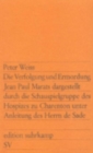 Die Verfolgung und Ermordung Jean Paul Marats etc - Book