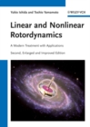 Linear and Nonlinear Rotordynamics : A Modern Treatment with Applications - eBook