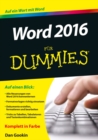 Word 2016 fur Dummies - Book