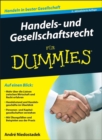 Handels- und Gesellschaftsrecht fur Dummies - Book