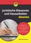 Juristische Klausuren und Hausarbeiten fur Dummies - Book