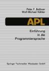 Einfuhrung in Die Programmiersprache APL - Book
