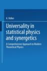 Universality in Statistical Physics and Synergetics - Book