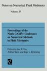 Proceedings of the Ninth Gamm Conference on Numerical Methods in Fluid Mechanics : Lausanne, September 25-27 1991 - Book