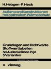 Aussenwandkonstruktionen Mit Optimalem Warmeschutz : Grundlagen U. Richtwerte, Stoffwerttab., 58 Aussenwande in Je 5 Varianten - Book