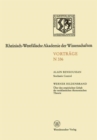 Rheinisch-Westfalische Akademie der Wissenschaften : Natur-, Ingenieur- und Wirtschaftswissenschaften Vortrage · N 336 - Book