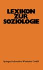 Lexikon zur Soziologie - Book