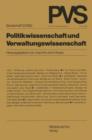 Politikwissenschaft Und Verwaltungswissenschaft - Book