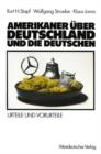 Amerikaner Uber Deutschland Und Die Deutschen - Book