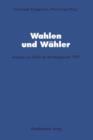Wahlen Und Wahler : Analysen Aus Anlass Der Bundestagswahl 1990 - Book