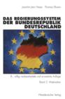 Das Regierungssystem Der Bundesrepublik Deutschland : Band 2: Materialien - Book