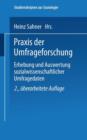 Praxis Der Umfrageforschung - Book