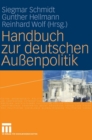 Handbuch Zur Deutschen Aussenpolitik - Book