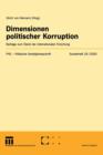 Dimensionen Politischer Korruption - Book