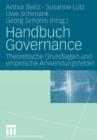 Handbuch Governance : Theoretische Grundlagen Und Empirische Anwendungsfelder - Book