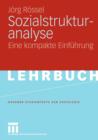 Sozialstrukturanalyse : Eine kompakte Einfuhrung - Book