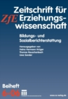 Bildungs- Und Sozialberichterstattung : Zeitschrift Fur Erziehungswissenschaft. Beiheft 6/2006 - Book